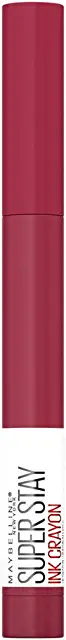 Notre choix  Maybelline New York - Crayon Rouge à Lèvres - Ultra Mat & Sans Transfert - Superstay Ink - Teinte : Speak Your Mind (75) +12 Maybelline New York - Crayon Rouge à Lèvres - Ultra Mat & Sans